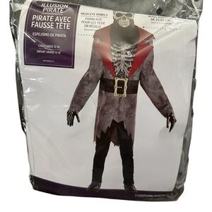 Illusion Pirate Costume Child Large